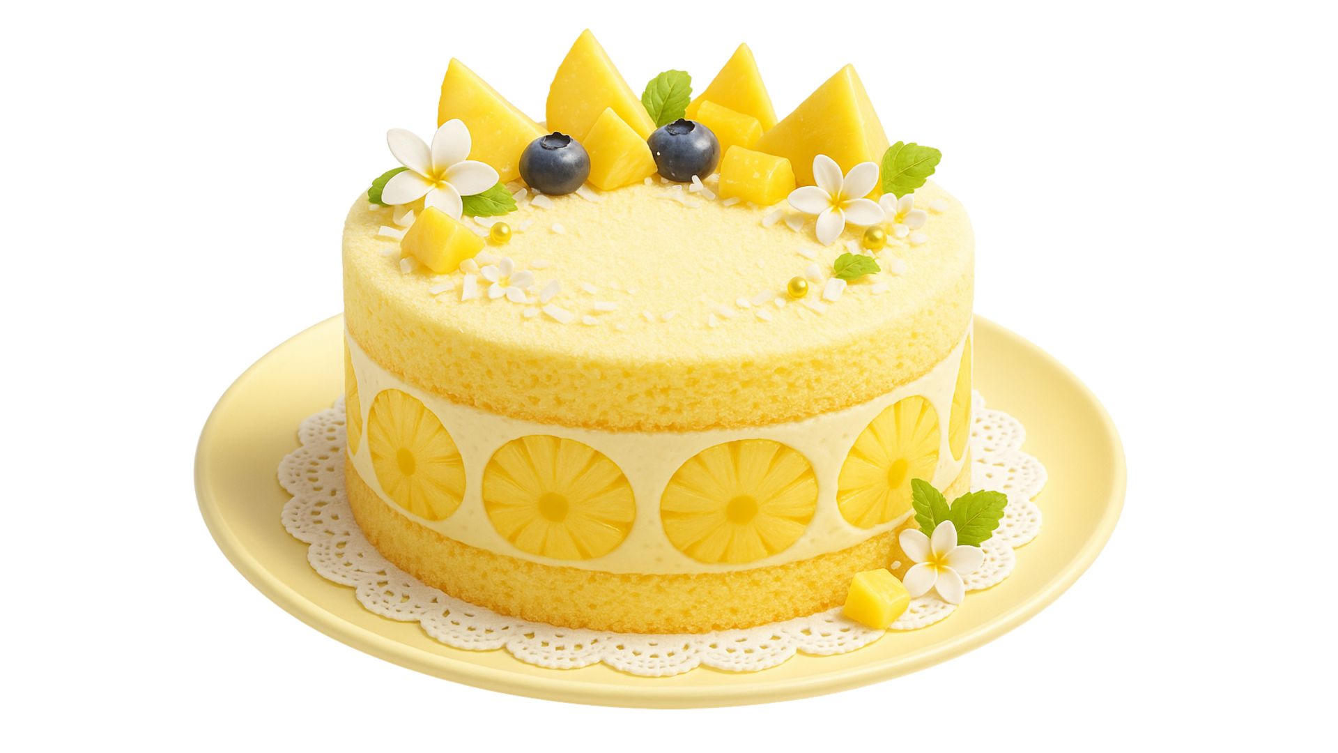 Delicious Pineapple Cake - Fresh Cake